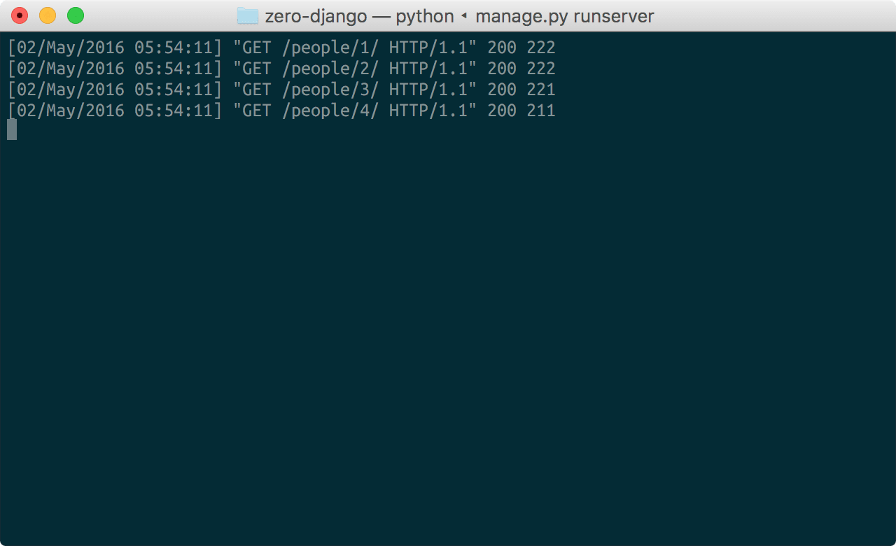 De-duped queries to the REST API